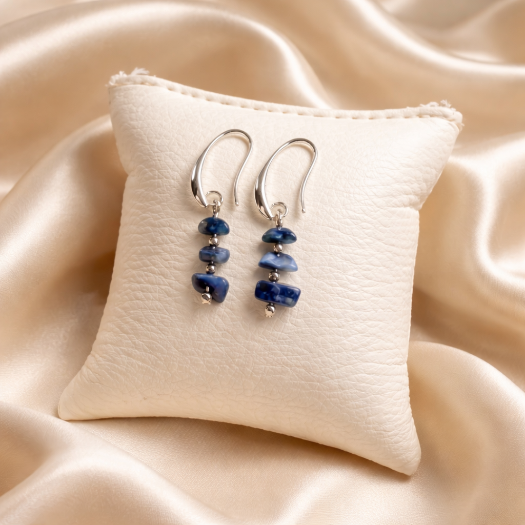 "Pick Me" Earrings - Sodalite