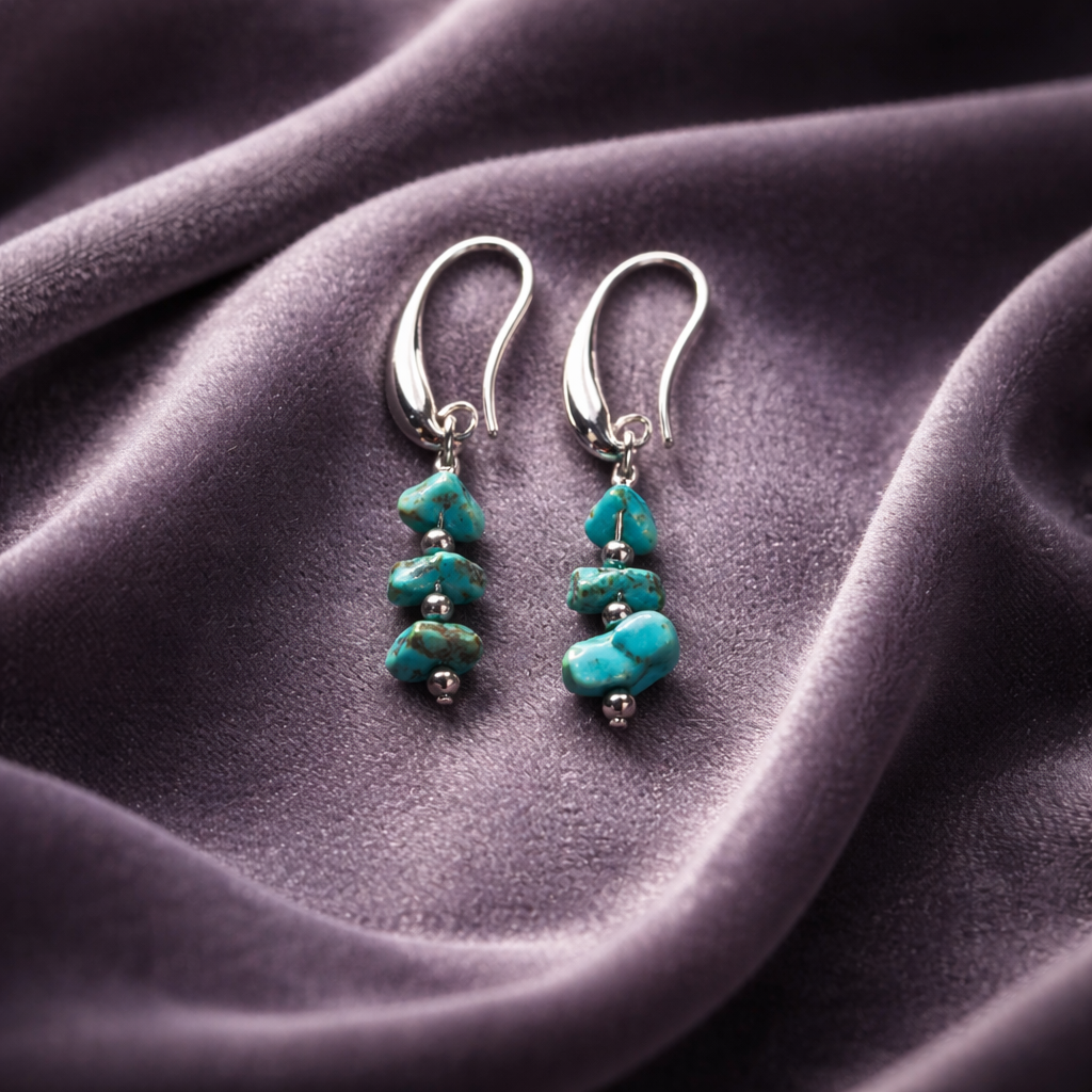 "Pick Me" Earrings - TURQUOISE