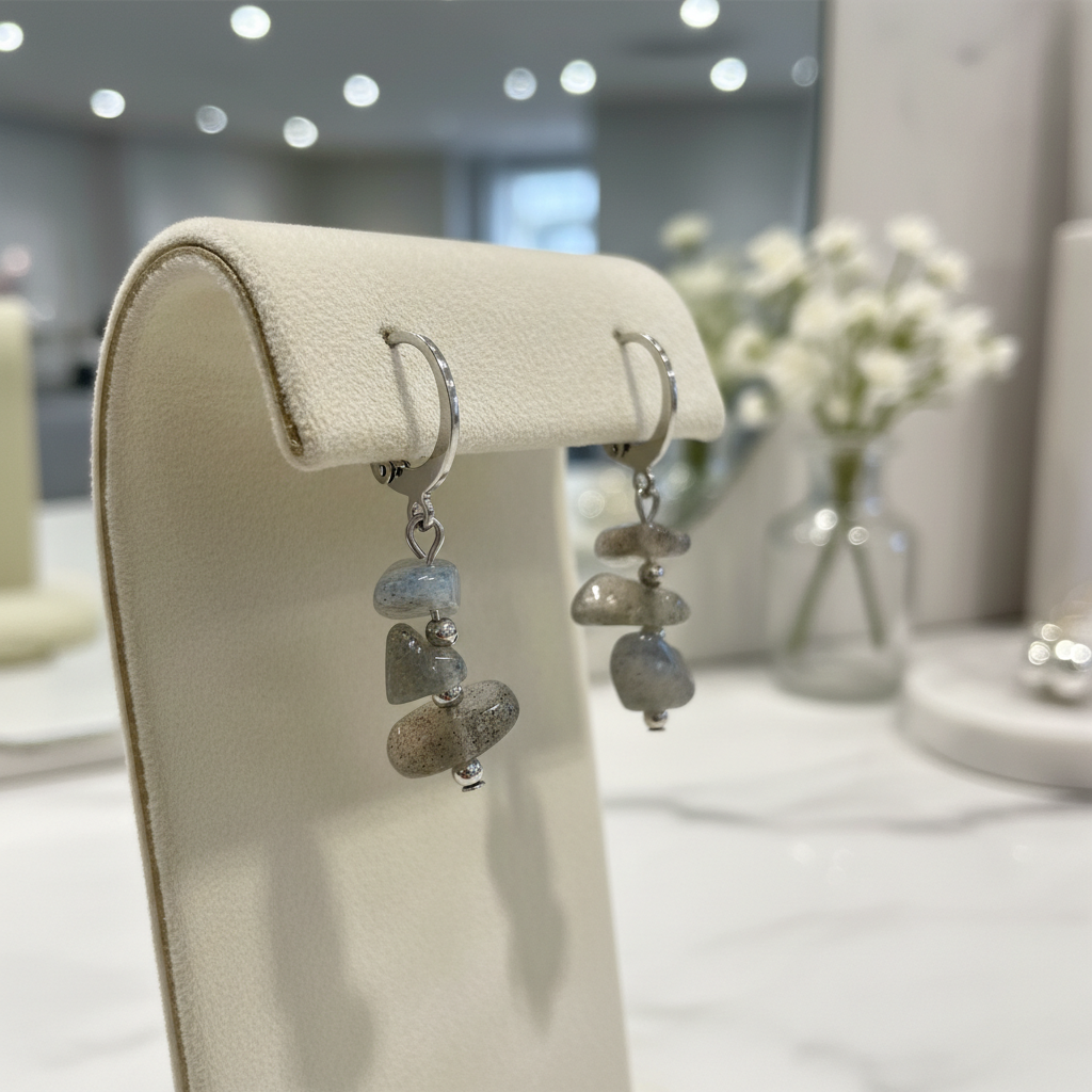 "Pick Me" Earrings - Labradorite