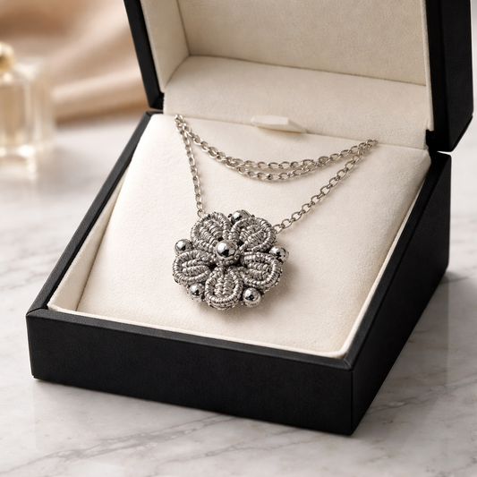 "MY DAISY" -NECKLACE- SILVER