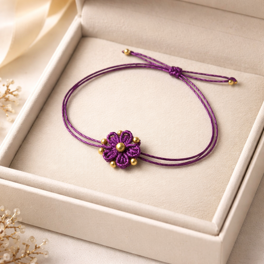 "MY DAISY" -BRACELET-PURPLE