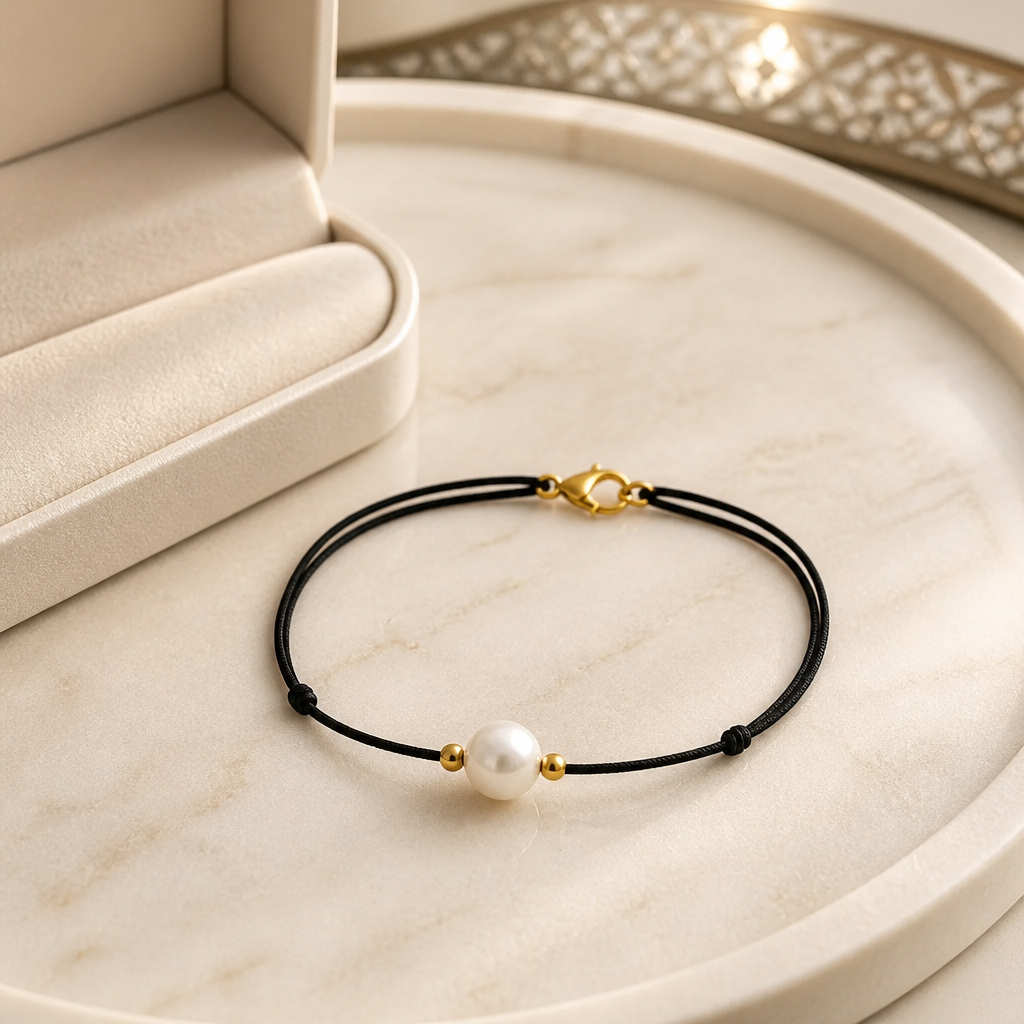 BRACELET WITH FRESHWATER PEARLS