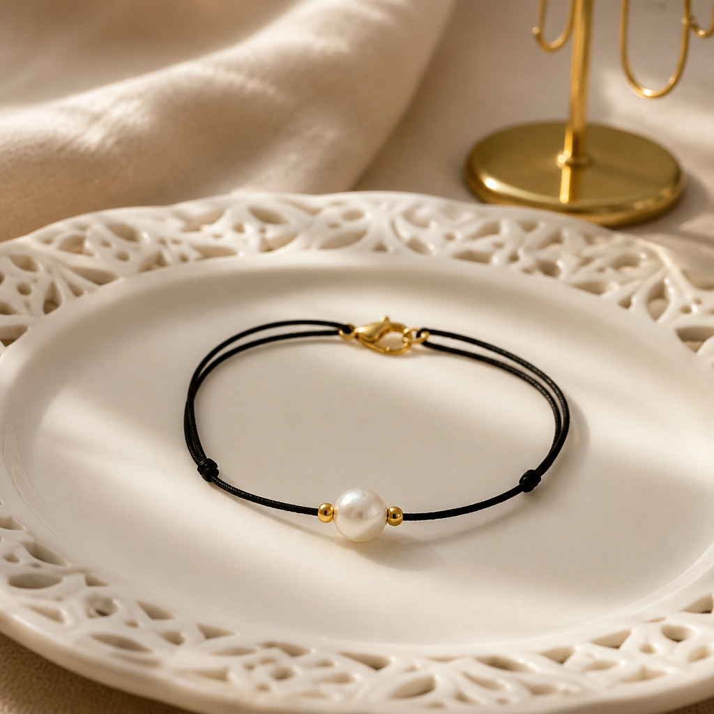 BRACELET WITH FRESHWATER PEARLS