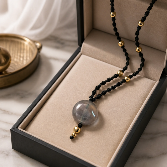 "ROCK ME"-NECKLACE WITH AGATE
