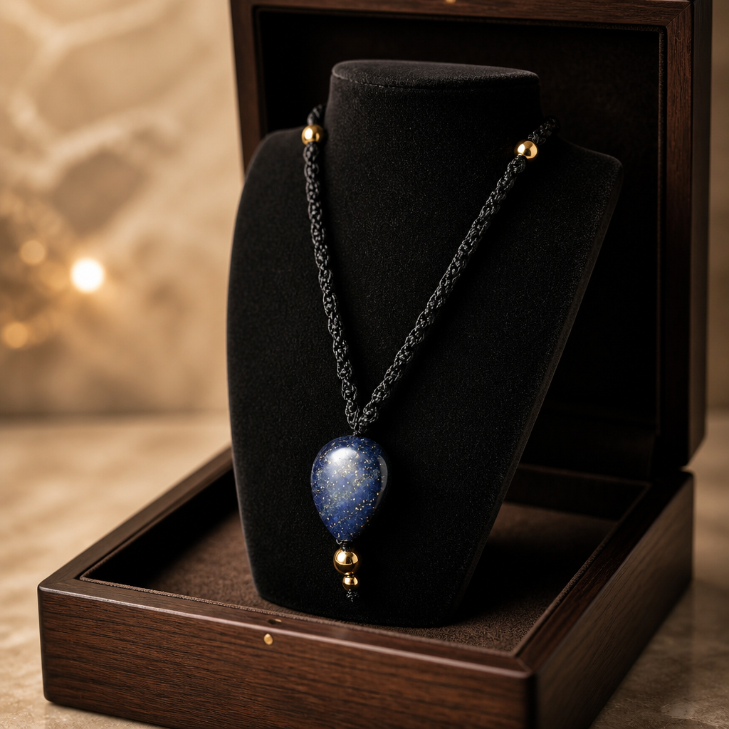 "ROCK ME"-NECKLACE WITH LAPIS LAZULI